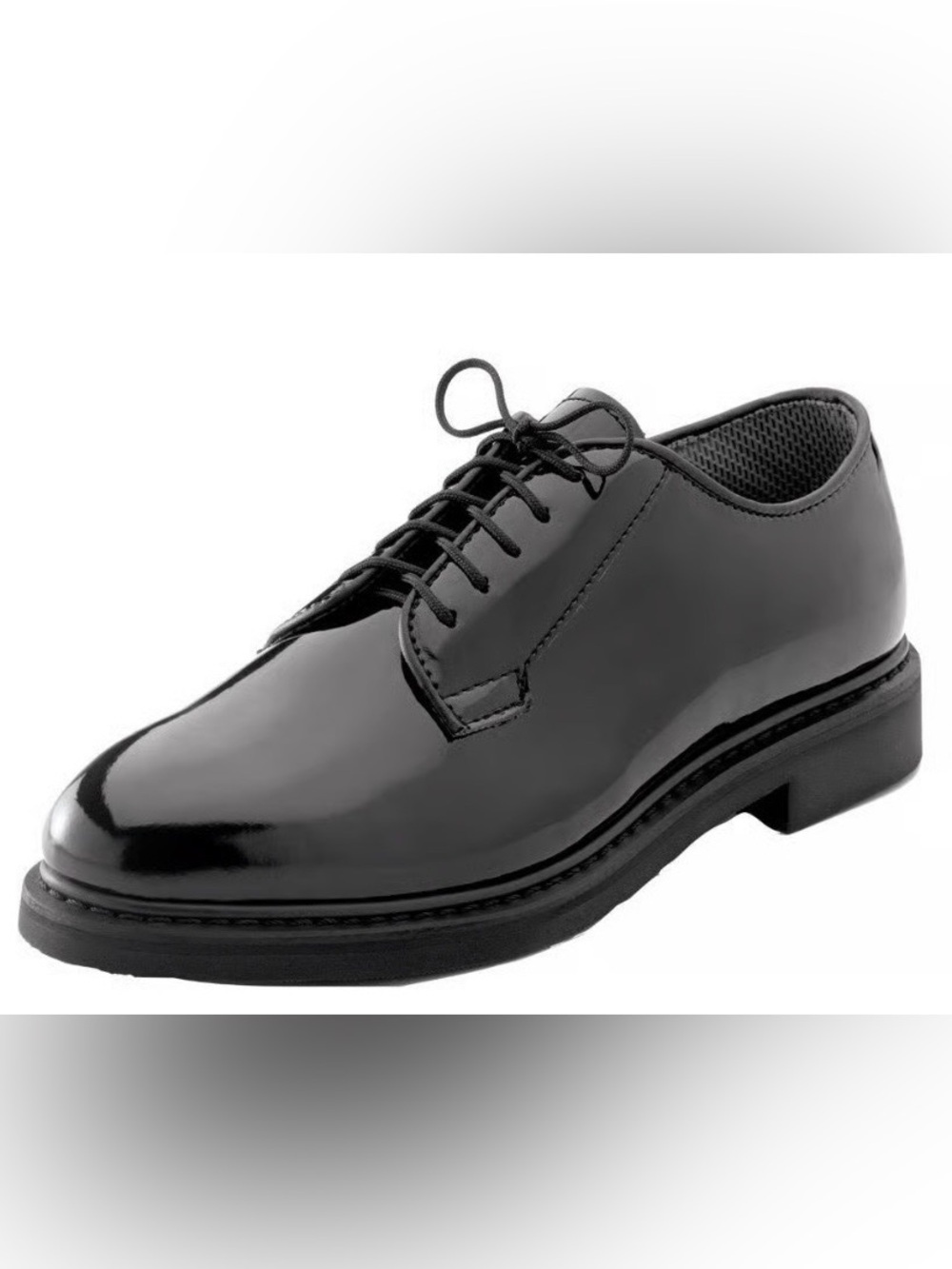 Rothco Black Unisex Shiny Oxford Dress Shoe Men’s Size 9.5W Women’s Size 11.5W